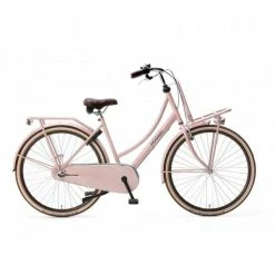 VÉLO DE TRANSPORT NOGAN VINTAGE N3 - FEMME - 50 CM - ROSE MAT