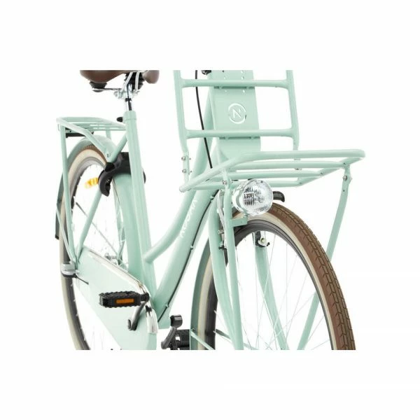VÉLO DE TRANSPORT NOGAN VINTAGE N3 - FEMME - 50 CM - VERT CLAIR 2 VÉLO DE TRANSPORT NOGAN VINTAGE N3 - FEMME - 50 CM - VERT CLAIR – Image 2