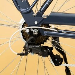 VELO DE VILLE ELOPS 520 CADRE BAS BLEU -Vélos éLectriques Soldes velo de ville elops 520 cadre bas bleu 12 600x600 1