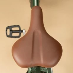 VELO DE VILLE ELOPS 520 CADRE HAUT KAKI -Vélos éLectriques Soldes velo de ville elops 520 cadre haut kaki 2 600x600 1