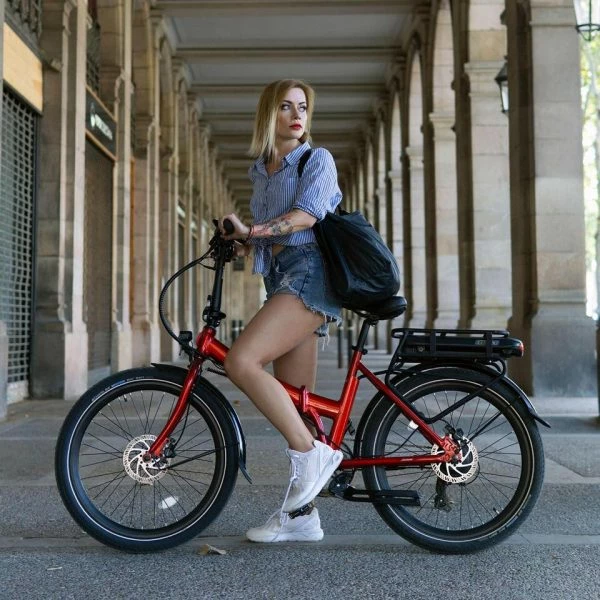 VÉLO DE VILLE PLIANT À ASSISTANCE ÉLECTRIQUE 24" - LEGEND SIENA 13AH BLANC 3 VÉLO DE VILLE PLIANT À ASSISTANCE ÉLECTRIQUE 24" - LEGEND SIENA 13AH BLANC – Image 3