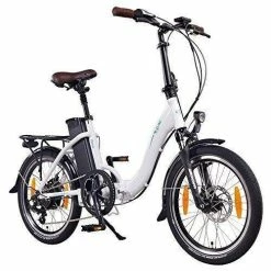 VÉLO ELECTRIQUE PLIANT NCM PARIS BLANC - 20", 250W, BATTERIE 36V 15AH -Vélos éLectriques Soldes velo electrique pliant ncm paris blanc 20 250w batterie 36v 15ah 2
