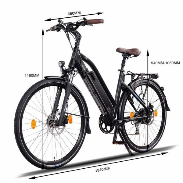 VÉLO ELECTRIQUE TREKKING NCM MILANO PLUS - 250W, BATTERIE 48V 16AH 4 VÉLO ELECTRIQUE TREKKING NCM MILANO PLUS - 250W, BATTERIE 48V 16AH – Image 4