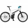 VÉLO ÉLECTRIQUE URBAIN 100% AUTOMATIQUE - IWEECH 24" S BLANC NACRÉ