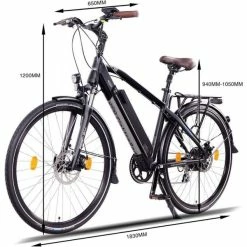 VÉLO ELECTRIQUE URBAIN NCM VENICE PLUS - 28", 250W, BATTERIE 48V 16AH 768WH 9 VÉLO ELECTRIQUE URBAIN NCM VENICE PLUS - 28", 250W, BATTERIE 48V 16AH 768WH -Vélos éLectriques Soldes velo electrique urbain ncm venice plus 28 250w batterie 48v 16ah 768wh 4 600x600 1
