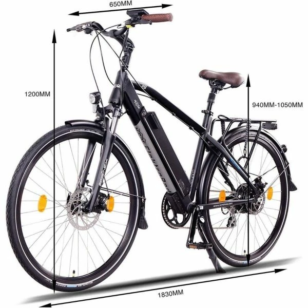 VÉLO ELECTRIQUE URBAIN NCM VENICE PLUS - 28", 250W, BATTERIE 48V 16AH 768WH 5 VÉLO ELECTRIQUE URBAIN NCM VENICE PLUS - 28", 250W, BATTERIE 48V 16AH 768WH – Image 5