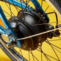 VELO PLIANT A ASSISTANCE ELECTRIQUE TILT 500 GRIS NOIR -Vélos éLectriques Soldes velo pliant a assistance electrique tilt 500 bleu 4 600x600 1