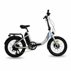 VÉLO PLIANT ÉLECTRIQUE MINI NOIR 20" 11 VÉLO PLIANT ÉLECTRIQUE MINI NOIR 20" -Vélos éLectriques Soldes velo pliant electrique mini blanc 20 600x600 2