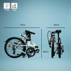 VELO PLIANT TILT 500 BLANC -Vélos éLectriques Soldes velo pliant tilt 500 blanc 2 600x600 1