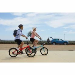 VELO PLIANT TILT 500 ORANGE FLUO -Vélos éLectriques Soldes velo pliant tilt 500 orange fluo 21 600x600 1