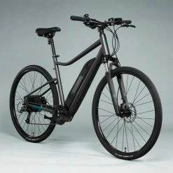 VÉLO TOUT CHEMIN ELECTRIQUE RIVERSIDE 500 E GRIS -Vélos éLectriques Soldes velo tout chemin electrique riverside 500 e gris 2 600x600 1