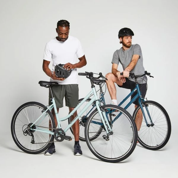 VELO TOUT CHEMIN RIVERSIDE 120 ENJAMBEMENT BAS VERT PASTEL 3 VELO TOUT CHEMIN RIVERSIDE 120 ENJAMBEMENT BAS VERT PASTEL – Image 3