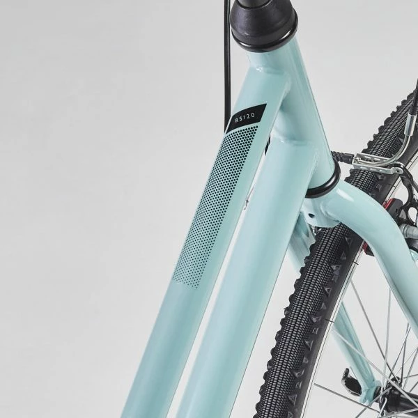 VELO TOUT CHEMIN RIVERSIDE 120 ENJAMBEMENT BAS VERT PASTEL 5 VELO TOUT CHEMIN RIVERSIDE 120 ENJAMBEMENT BAS VERT PASTEL – Image 5