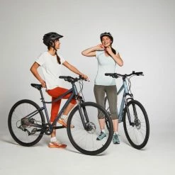 VÉLO TOUT CHEMIN RIVERSIDE 500 BLEU NUIT -Vélos éLectriques Soldes velo tout chemin riverside 500 bleu nuit 2 1 600x600 1