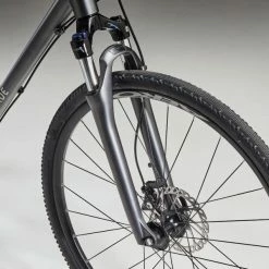 VELO TOUT CHEMIN RIVERSIDE 700 GRIS &amp; ORANGE -Vélos éLectriques Soldes velo tout chemin riverside 700 gris and orange 6 600x600 1