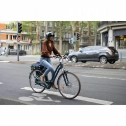 VÉLO VILLE ÉLECTRIQUE CONNECTÉ ELOPS 920 E CONNECT LF VERT FONCÉ -Vélos éLectriques Soldes velo ville electrique connecte elops 920 e connect lf vert fonce 23 600x600 1