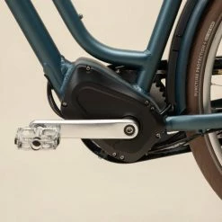 VÉLO VILLE ÉLECTRIQUE CONNECTÉ ELOPS 920 E CONNECT LF VERT FONCÉ -Vélos éLectriques Soldes velo ville electrique connecte elops 920 e connect lf vert fonce 5 600x600 1