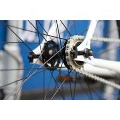 VELO VILLE SINGLE SPEED 500 BLANC 14 VELO VILLE SINGLE SPEED 500 BLANC -Vélos éLectriques Soldes velo ville single speed 500 blanc 2 600x600 1