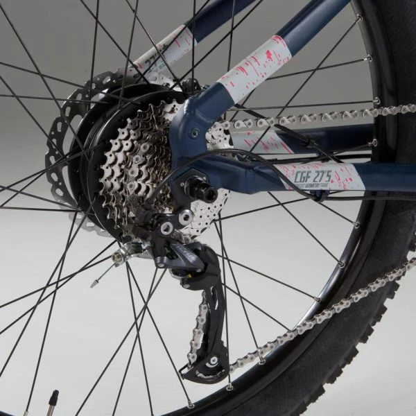 VÉLO VTT ÉLECTRIQUE E-ST 500 FEMME BLEU 27,5"- MOTEUR ROUE 6 VÉLO VTT ÉLECTRIQUE E-ST 500 FEMME BLEU 27,5"- MOTEUR ROUE – Image 6