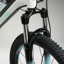 VÉLO VTT ÉLECTRIQUE E-ST100 FEMME BLANC 27''5 17 VÉLO VTT ÉLECTRIQUE E-ST100 FEMME BLANC 27''5 -Vélos éLectriques Soldes velo vtt electrique e st100 femme blanc 275 5 600x600 1