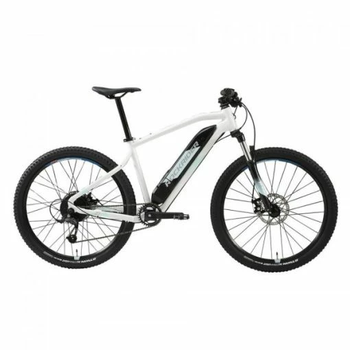 VÉLO VTT ÉLECTRIQUE E-ST100 FEMME BLANC 27''5 -Vélos éLectriques Soldes velo vtt electrique e st100 femme blanc 275 600x600 1