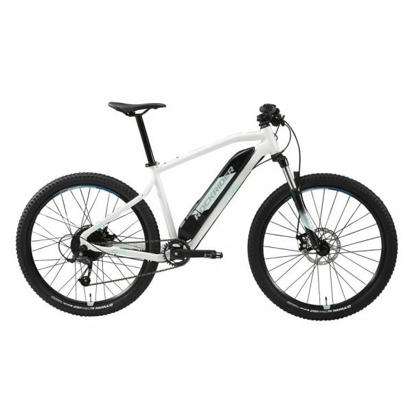 VÉLO VTT ÉLECTRIQUE E-ST100 FEMME BLANC 27''5 1 VÉLO VTT ÉLECTRIQUE E-ST100 FEMME BLANC 27''5