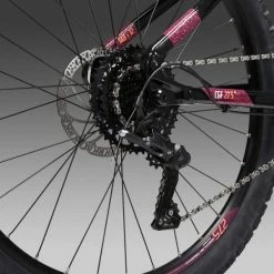 VÉLO VTT ÉLECTRIQUE E-ST520 FEMME NOIR 27,5" -Vélos éLectriques Soldes velo vtt electrique e st520 femme noir 275 8 600x600 1