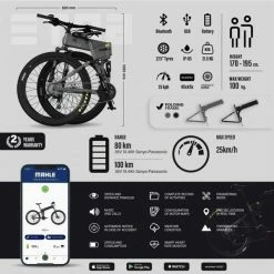 VÉLO VTT ÉLECTRIQUE PLIANT 27,5" SMARTBIKE - LEGEND ETNA 10.4AH NOIR 9 VÉLO VTT ÉLECTRIQUE PLIANT 27,5" SMARTBIKE - LEGEND ETNA 10.4AH NOIR -Vélos éLectriques Soldes velo vtt electrique pliant 275 smartbike legend etna 104ah noir 4 600x600 1